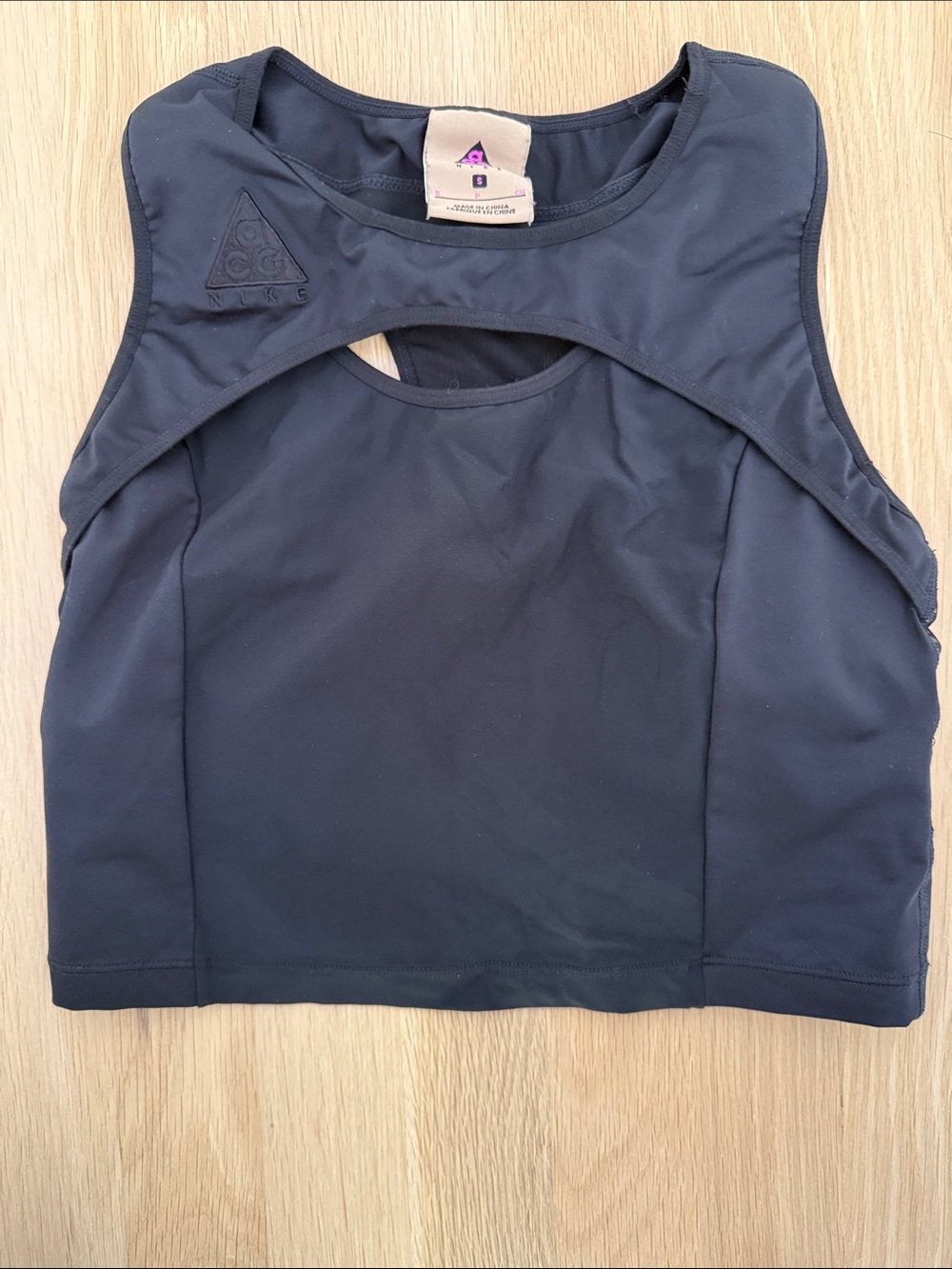 Nike ACG Navy Black Cutout Sports Tank small